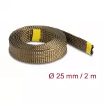 DeLOCK 20889 Kabelių rankovė i&scaron; bazalto pluo&scaron;to, ruda, 2,5 cm