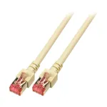 RJ45 tinklo jungiamasis kabelis EFB-Elektronik Cat.6 S/FTP LSZH, pilkas, 0,75 m