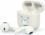 Gembird Teddy White On-Ear Ausinės su Mikrofonu