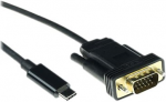ACT USB Type C to VGA conversion cable, 2 meter USB3.1 CM - VGA M 1080P60 2M (SB0032)