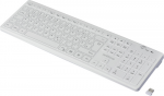 Renkforce RF-WRK-300 Kabellos Hygiene-Tastatur Deutsch QWERTZ Windows Wei&szlig; matt (RF-6304712)