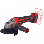 Cordless angle grinder TP-AG 18/125 CE Q Solo 4431155 EINHELL