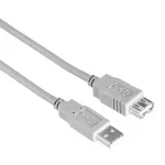 Hama 00200905 USB laidas USB 2.0 1,5 m USB A pilkas