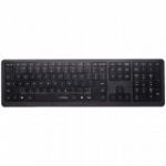 CLEVETURA CLVX 1 Touch-On-Keys AI Wireless Keyboard, ANSI US Windows Layout, Scissor Switches, Aluminum Chassis, Interactive RGB, Windows/Linux/MacOS support