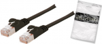 shiverpeaks BASIC-S -Cat.7 Rohkabel - 5m - RJ-45 - RJ-45 - M&auml;nnlich/m&auml;nnlich -Cat.7 Rohkabel - U/FTP (STP) - Schwarz (BS75515-SLS)