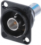 Neutrik NBB75DFIB-P - BNC - Schwarz - Edelstahl - Messing - Polyoxymethylen (POM) - Polytetrafluorethylen (PTFE) - Zink - Messing - 1,5 V - 3 mO (NBB75DFIB-P)