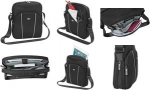 Wedo Business Messenger Bag f&uuml;r Tablets - Aufrechte Tasche - Schwarz - Klein - Polyester - 5 Taschen - 26,7 cm (10.5 ) (59 5601)