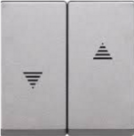 Merten 435560. Steuerung: Kn&ouml;pfe, Produktfarbe: Aluminium, Geh&auml;usematerial: Thermoplast. Menge pro Packung: 1 St&uuml;ck(e) (435560)