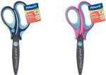Pelikan griffix Schulschere, rund, pink, f&uuml;r Rechtsh&auml;nder mit Softgriff f&uuml;r komfortables Schneiden, mit Namensfeld, - 1 St&uuml;ck (819022)
