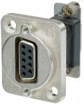 Neutrik NADB9FF Kabeladapter D-SUB Schwarz - Silber (NADB9FF)