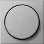 GIRA Abdeckung Dimmer System 55, Standard 55, E2, Event, Event Klar, Event Opak, Esprit, ClassiX Aluminium 065026 (065026)