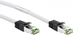 Goobay CAT 8.1 Patchkabel, S/FTP (PiMF), Wei&szlig;, 25 m - LSZH halogenfrei, Kupfer AWG 24 (55132)