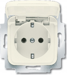 BUSCH JAEGER 20 EUK-212 - CEE 7/3 - 2P+E - Beige - 250 V - 16 A - 71 mm