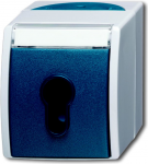 BUSCH JAEGER 2733 SLW-53 - Blau - Grau - IP 44 - 250 V - 74 mm - 55 mm - 83 mm