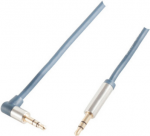 shiverpeaks sp-PROFESSIONAL Audio-Kabel 1,5 m 3.5mm Blau - Chrom (SP30822)
