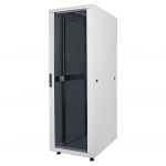 INTELLINET Netzwerkschrank 32HE 800x800mm grau,montiert (Speditionsversand)