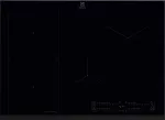 Įmontuojama indukcinė kaitlentė Electrolux EIS77453, 4 zonos, 680&times;490&times;44 mm, juoda, stiklinis vir&scaron;us