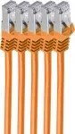 ShiverPeaks BS75511-1.5O-SET5 Cat.7 S/FTP komutacinis kabelis, 1,5 m (5 vnt. rinkinys), RJ-45 ki&scaron;tukas/ki&scaron;tukas, auksuoti