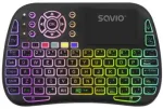 SAVIO ARGB Mini Bluetooth + 2.4 GHz mechaninė klaviatūra juoda