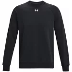 Under Armour Vyri&scaron;kas Rival Fleece megztinis su apykakle, juodos spalvos