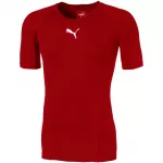 Puma LIGA Baselayer trumpomis rankovėmis vyri&scaron;ki mar&scaron;kinėliai raudoni S dydis