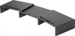 SpeaKa Professional SP-9472624 Monitor-Erh&ouml;hung f&uuml;r 2 Monitore bis 32, 20kg, Schwarz (SP-9472624)