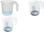 keeeper Messkanne massimo, 1,5 L, wei&szlig; / nordic-blue Material: PP/TPE, rutschfester Stand, Mess-Skalen f&uuml;r - 1 St&uuml;ck (1049268015500)