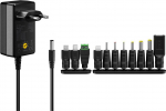 Universal Netzteil 3 - 12V, 27 Watt schwarz, max. 2,3A, inkl. 11 Adapter