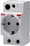 ABB Hutschienen-Steckdose ohne Klappdeckel 16 A 250 V/AC 2CSM210000R0721 (2CSM210000R0721)