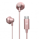 Energy Sistem Wired Earphones | EasyPods Type C | Built-in microphone | USB-C | Rose Gold