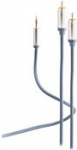 shiverpeaks FLEXLINE Audiokabel, 2 x Cinchstecker - 3,5 mm Klinkenstecker, 0,75 m, hochflexibel, vergoldete - 1 St&uuml;ck (FL31-32131)