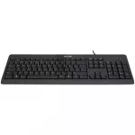 TERRA 1500 laidinė klaviatūra [US/EU] USB QWERTY juoda