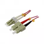 Synergy 21 S216775 &Scaron;viesolaidinis kabelis 3 m LSZH OM4 2x LC 2x SC Violetinis (S216775)