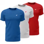 4F M4482 vyri&scaron;ki mar&scaron;kinėliai, 3 pakas, mėlyni, balti, raudoni, 2XL