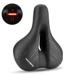 Rockbros 38218916002 MTB dviračio sėdynė su lempute, juoda