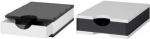 styro Sortierstation styrodoc uno SET, 1 Fach, wei&szlig;/schwarz mit 1 System-Schublade schwarz und Unterteilungs-Set, - 1 St&uuml;ck (268-0101.0905S)