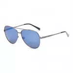GUESS GF5117-5806C Vyri&scaron;ki Akiniai nuo Saulės Juodas Rėmas Pilki Lę&scaron;iai 58mm