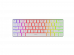 GAMING KEYBOARD GENESIS THOR 660 G2 US WHITE WIRELESS RGB MECHANICAL GATERON BROWN