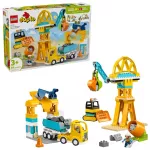 LEGO DUPLO 10476 3 viename Statybvietė ir transporto priemonės