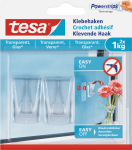 TESA 77735-00000 - Universal hook - Transparent - Klebestreifen - Glas - Innenraum - Sichtverpackung (77735-00000-00)