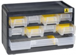 Allit Lagermagazin (B x H x T) 300 x 190 x 135 mm Schwarz, Gelb VarioPlus Basic 15 458080 1 St. (458080)
