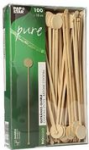 PAPSTAR Getr&auml;nke-Quirle pure, aus Bambus, L&auml;nge: 180 mm biologisch abbaubar, kompostierbar, geschmacksneutral - 1 St&uuml;ck (88232)
