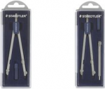 STAEDTLER Schulzirkel 559, L&auml;nge: 135 mm, 3-teilig aus Metall, abknickbarer Bleischenkel mit Nadelschuh, max. - 1 St&uuml;ck (559 C03)