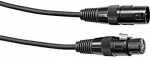 Eurolite 5 - Pol DMX Verbindungskabel [1x XLR-Stecker 5 polig - 1x XLR-Buchse 5 polig] 3 m (30227862)