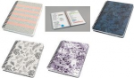 sigel Notizbuch Jolie Violet Marble, 120 Seiten Hardcover, violett-wei&szlig;er Marmorprint, Dot-Lineatur, - 2 St&uuml;ck (JN606)