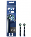KOŃC&Oacute;WKI ORAL-B EB50BRB-2 PRO CROSSACTION BLACK (2-PAK)
