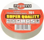 REPERO 701 balta PVC elektros izoliacinė juosta 19 mm x 20 m