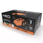 NEO Tools 04-621 40V belaidė &scaron;ienapjovė su 40L žolės surinkimo dėže ir mulčiavimo funkcija
