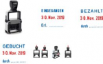 Trodat 5430DL Stempel Schwarz - Rot - Wei&szlig; (442881)