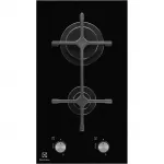 Įmontuojama dujinė kaitlentė Electrolux EGC3322NVK juoda, 2 zonos